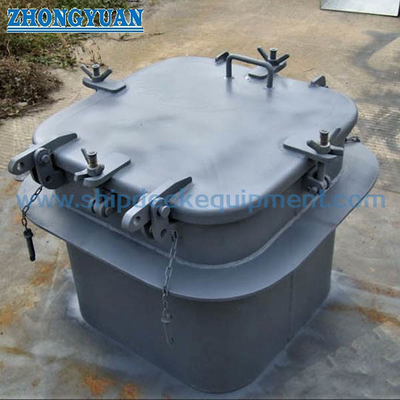 CB/T 3728 A URS26 غطاء فتحة الفولاذ الصغرى المقاومة للطقس مع معدات البحرية النوت الفراشة