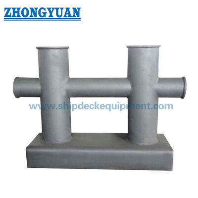 200×300 ملم الحائط على سطح السفينة مزدوج الصليب بيت بولارد GB / T 554-2008 نوع DH للأسفل السفينة