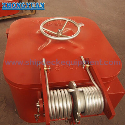 CB / T 3842 B مربع نوع سريع المفعول مقاوم للماء غطاء هاتش صغير تجهيزات بحرية