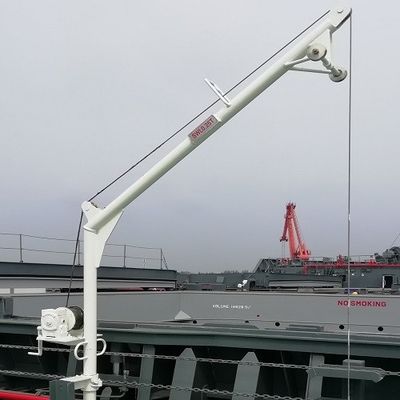 0.2–0.8T رافعة القمامة المنقولة | معدات رفع البضائع على سطح السفينة
