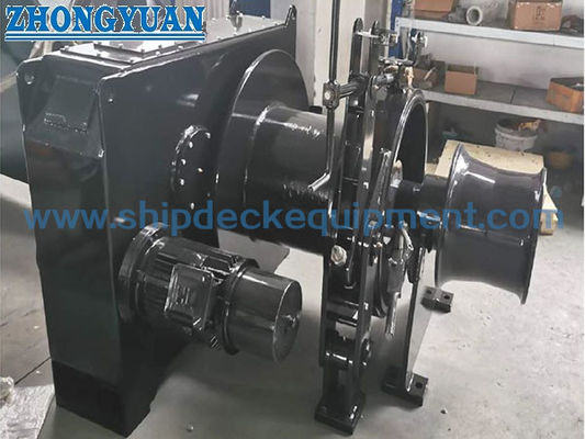 5 ′′500kN الرافعة الكهربائية لمركب السفينة الطبول الفردي مع رأس الانحناء