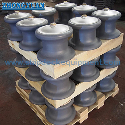 CB / T 3861 نوع A مصبوب من الصلب الرول Fairlead مع غطاء الغبار معدات رسو السفينة