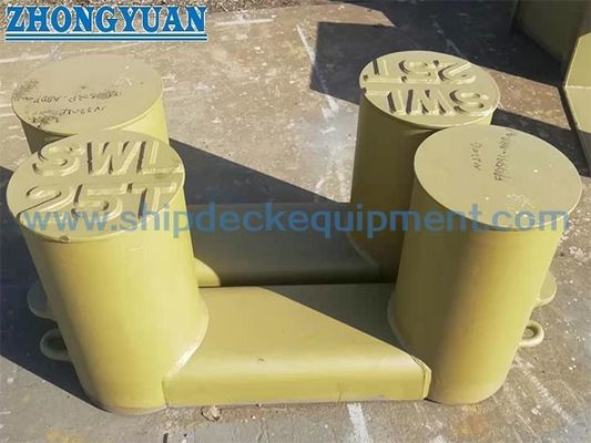 NS 2584 Double Bitts Bollard لسحب المعدات